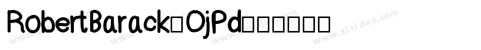 RobertBarack-OjPd字体转换