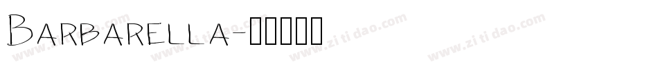 Barbarella字体转换