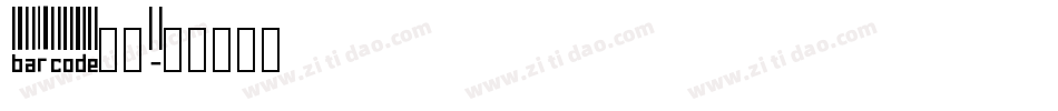 barcode字体字体转换