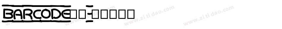barcode字体字体转换