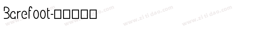 Barefoot字体转换