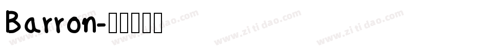 Barron字体转换