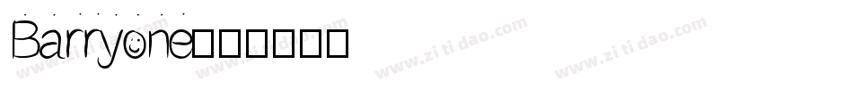 Barryone字体转换