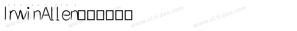 IrwinAllen字体转换