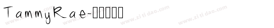 TammyRae字体转换