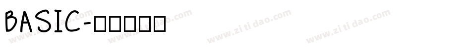 BASIC字体转换