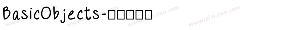 BasicObjects字体转换