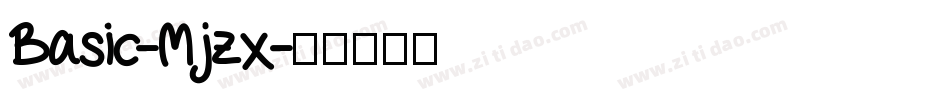Basic-Mjzx字体转换