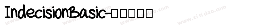 IndecisionBasic字体转换
