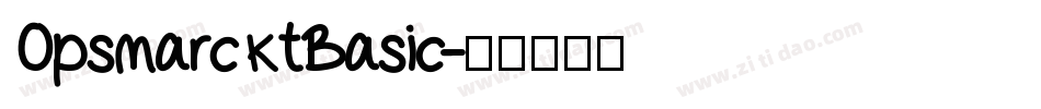 OpsmarcktBasic字体转换