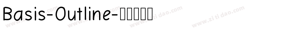 Basis-Outline字体转换