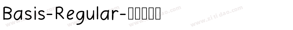 Basis-Regular字体转换
