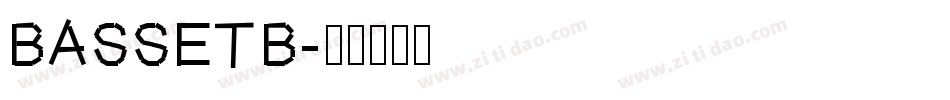 BASSETB字体转换