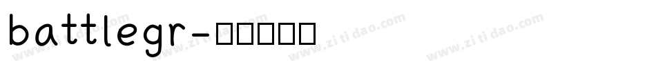 battlegr字体转换