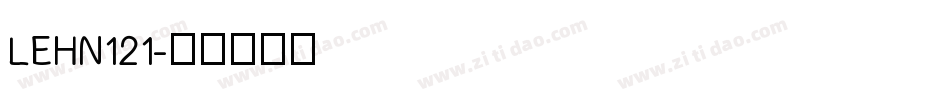 LEHN121字体转换