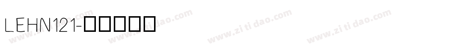 LEHN121字体转换