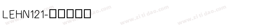 LEHN121字体转换