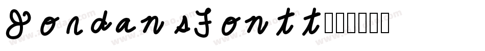 JordansFontt字体转换
