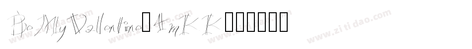 BeMyValentine-4mKK字体转换