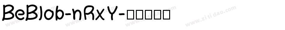 BeBlob-nRxY字体转换
