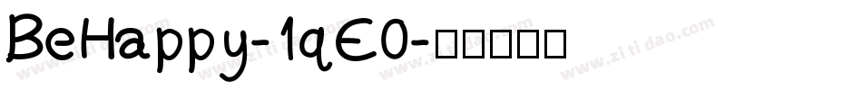BeHappy-1qE0字体转换