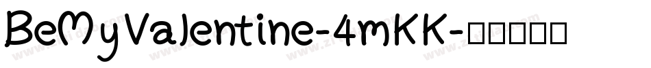BeMyValentine-4mKK字体转换