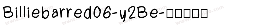 Billiebarred06-y2Be字体转换