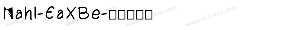 Nahl-EaXBe字体转换