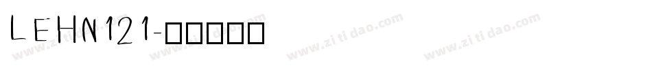 LEHN121字体转换