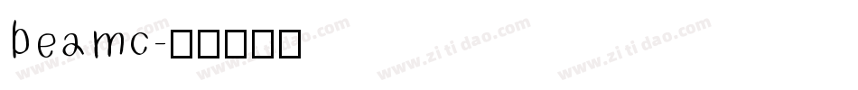 beamc字体转换