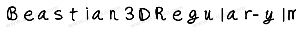 Beastian3DRegular-ylmZ字体转换
