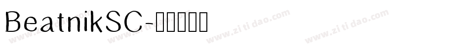 BeatnikSC字体转换