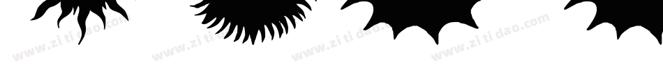 DripsSplattersRegular-BwvB字体转换