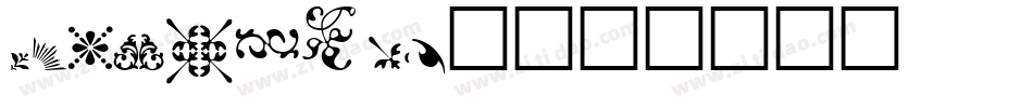 Fleurons(1)字体转换