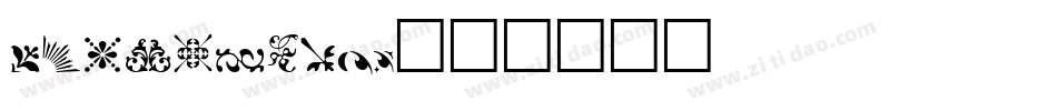 Fleurons(1)字体转换