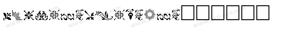 FleuronsGranjon字体转换