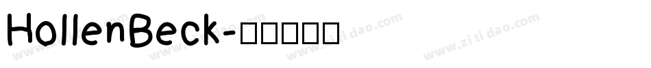 HollenBeck字体转换