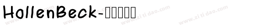 HollenBeck字体转换