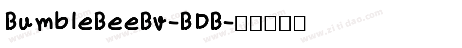 BumbleBeeBv-BDB字体转换