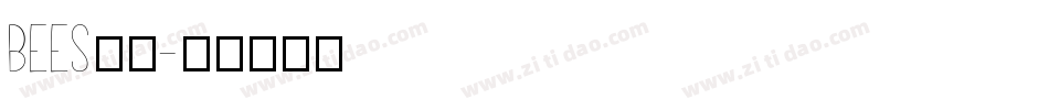 bees字体字体转换