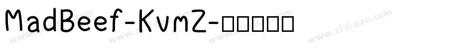 MadBeef-KvmZ字体转换