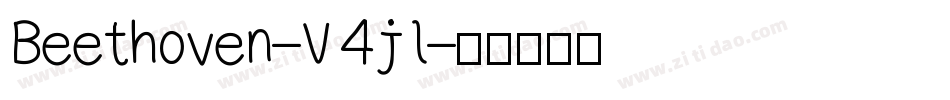 Beethoven-V4jl字体转换