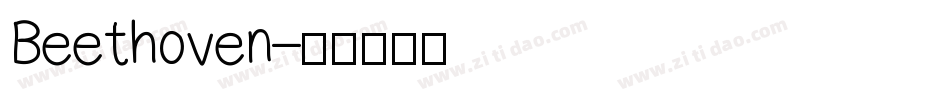 Beethoven字体转换