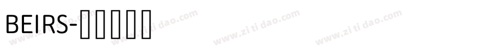 BEIRS字体转换