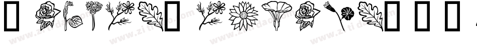 FlowerRegular-JZdm字体转换