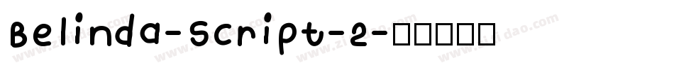 Belinda-Script-2字体转换