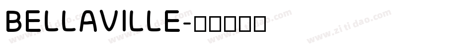 BELLAVILLE字体转换