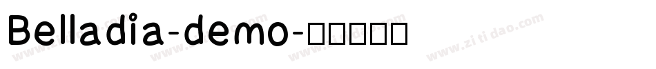Belladia-demo字体转换