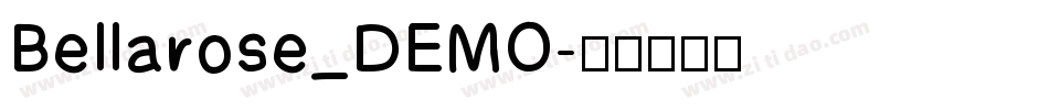 Bellarose_DEMO字体转换