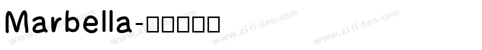 Marbella字体转换